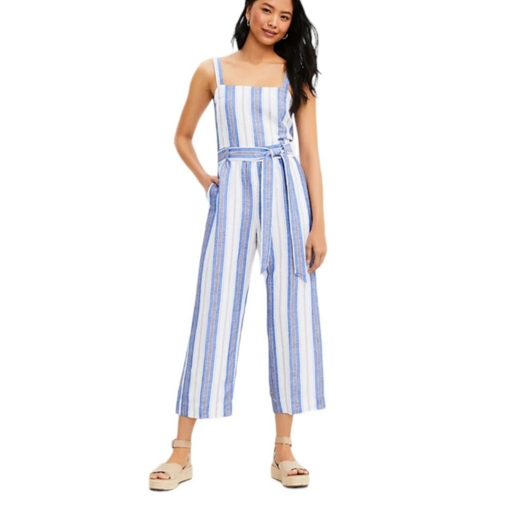 NWT LOFT Linen Jumpsuit
